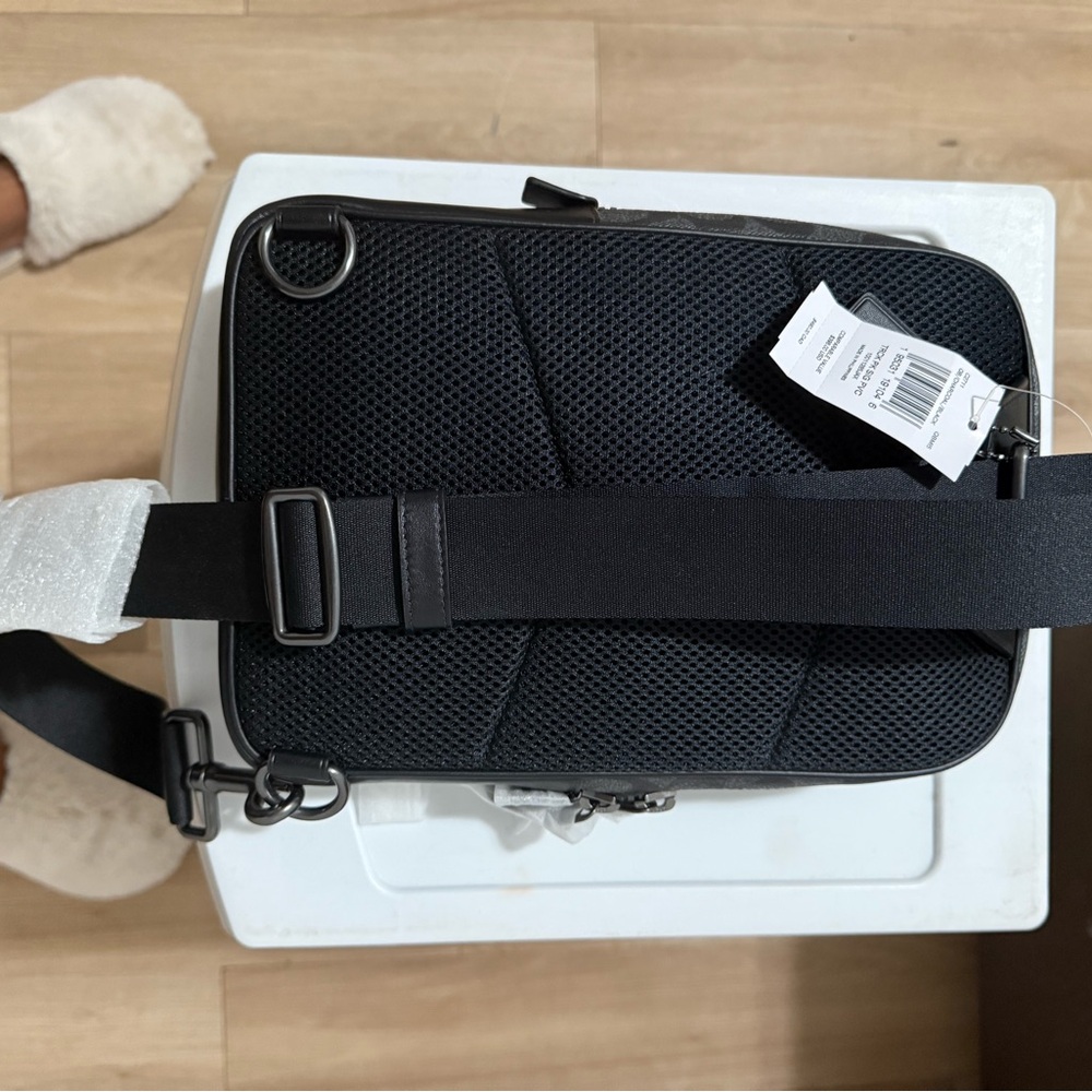 Coach Black and Gray Men's Belt Bag - Picture 2 of 4